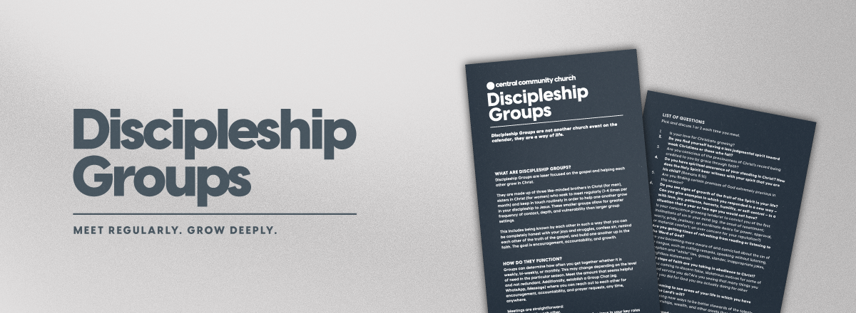 Discipleship Groups